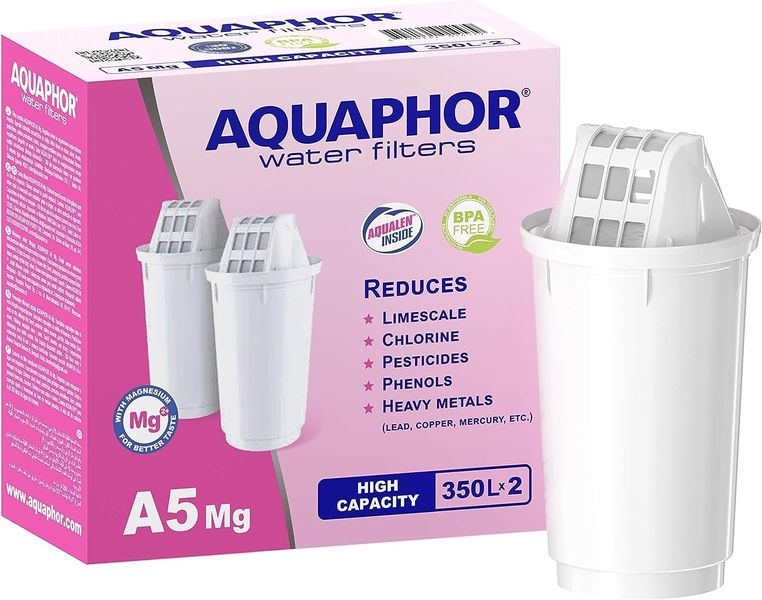 Картридж для фильтра Аквафор A5 Mg (комплект из 2-х штук) Aquaphor A5 Mg Pack2 фото