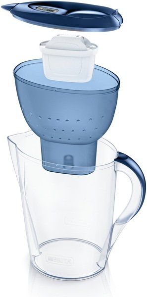 Фильтр-кувшин Brita Marella XL Memo + 2 картриджа 3.5 л (2 л очищенной воды) синий Brita Marella XL Blue +2 фото