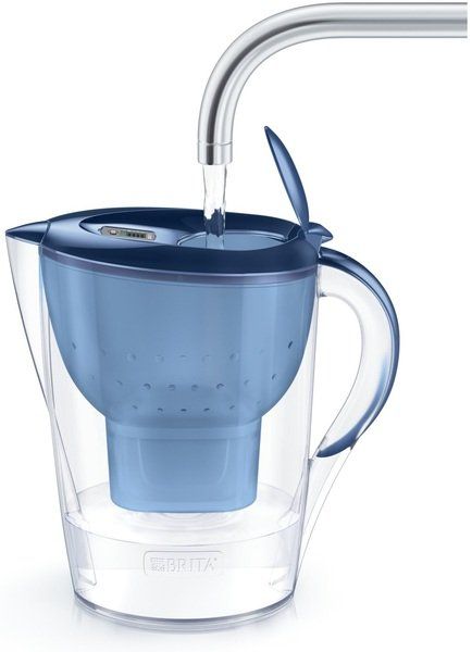 Фильтр-кувшин Brita Marella XL Memo + 2 картриджа 3.5 л (2 л очищенной воды) синий Brita Marella XL Blue +2 фото