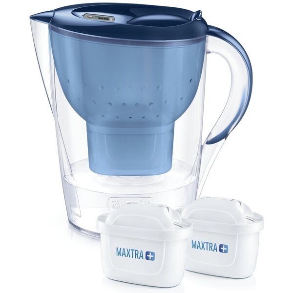 Фильтр-кувшин Brita Marella XL Memo + 2 картриджа 3.5 л (2 л очищенной воды) синий Brita Marella XL Blue +2 фото