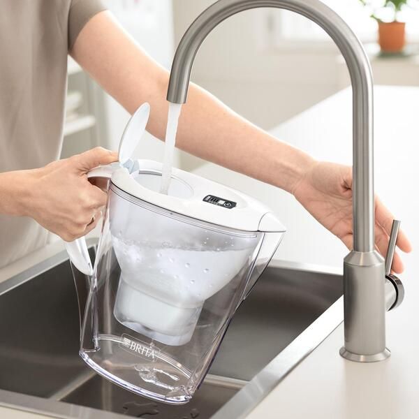 Фильтр-кувшин Brita Marella XL Memo + 3 картриджа 3.5 л (2 л очищенной воды) белый Brita Marella XL White +3 фото